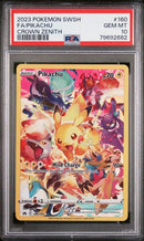 2023 POKEMON SWORD & SHIELD FULL ART PIKACHU CROWN ZENITH