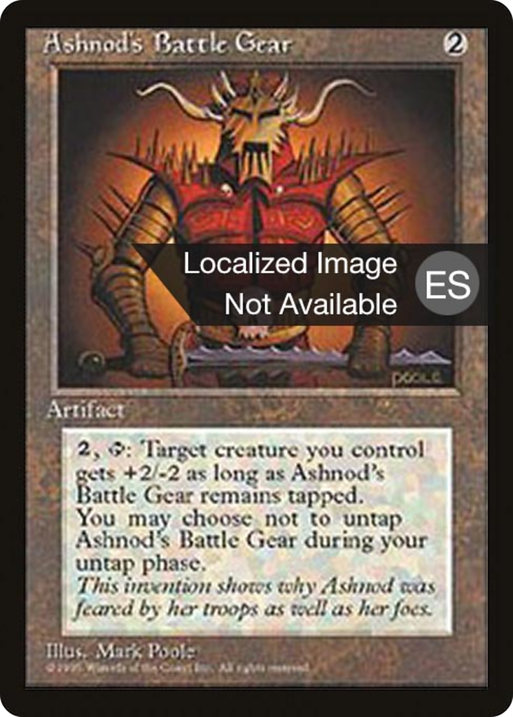 Ashnod's Battle Gear [Fourth Edition Foreign Black Border]
