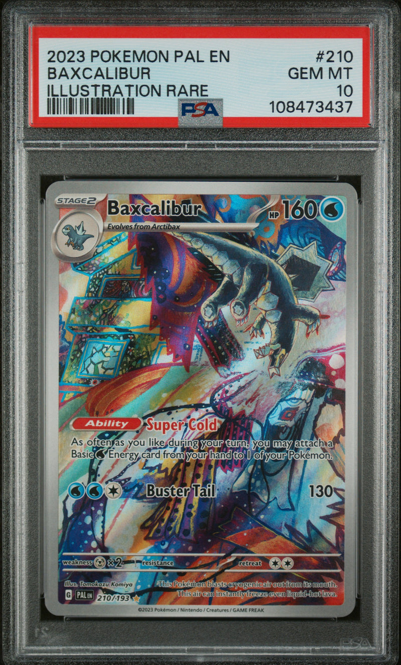 2023 POKEMON PALDEA EVOLVED BAXCALIBUR ILLUSTRATION RARE