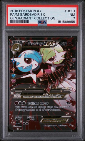 2016 POKEMON XY GENERATIONS RADIANT COLLECTION #RC31 FA/M GARDEVOIR EX GEN.RADIANT COLLECTION PSA 7 - 855