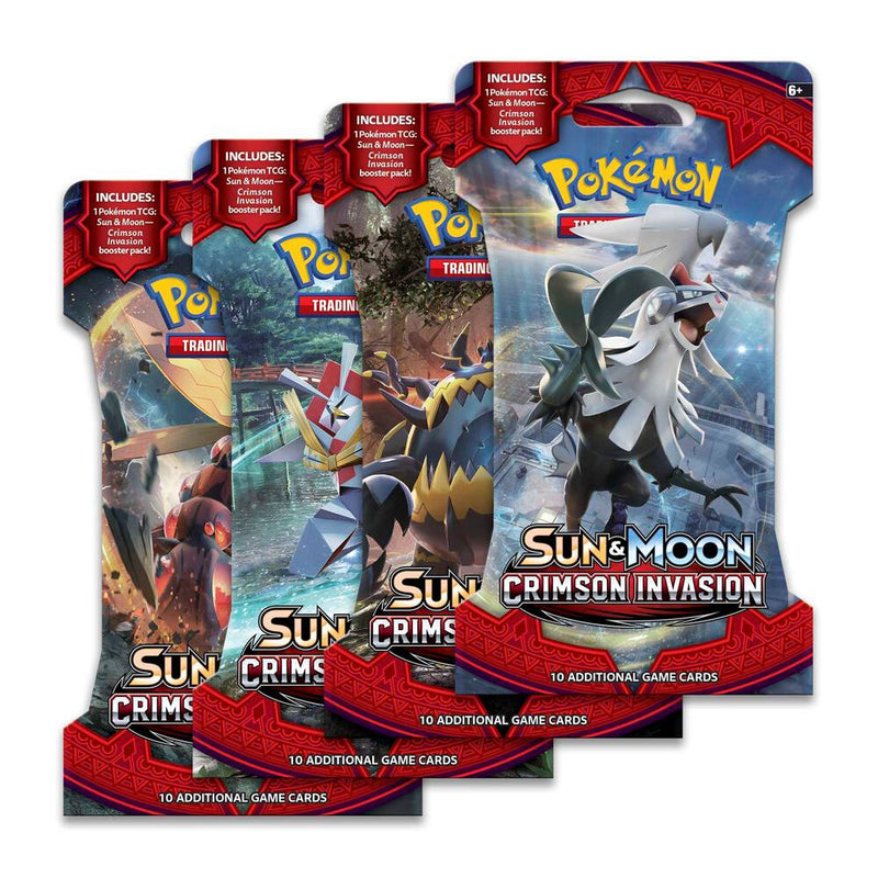 Sun & Moon: Crimson Invasion - Sleeved Booster Pack