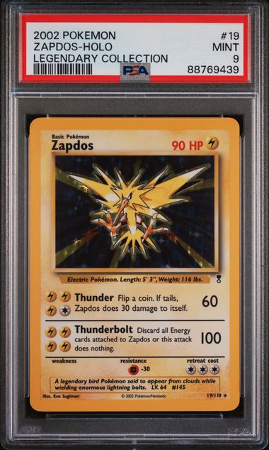 2002 POKEMON LEGENDARY COLLECTION