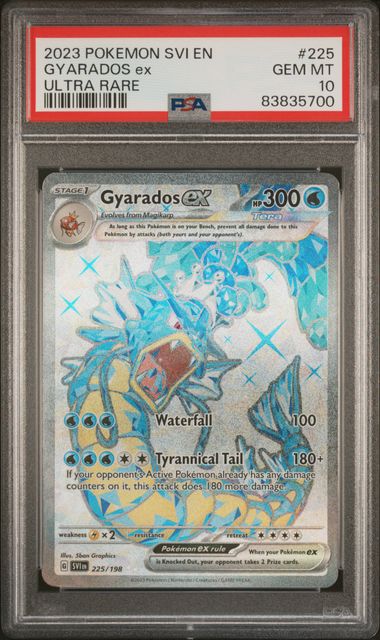 2023 POKEMON SCARLET & VIOLET EN GYARADOS EX ULTRA RARE