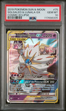 2019 POKEMON SUN & MOON SOLGALEO & LUNALA GX COSMIC ECLIPSE