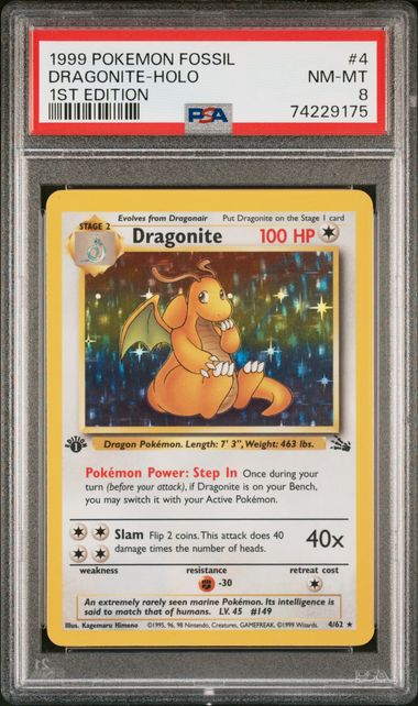 1999 POKEMON FOSSIL