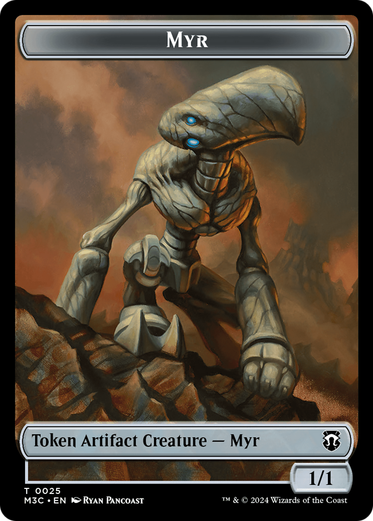Construct // Myr Double-Sided Token [Modern Horizons 3