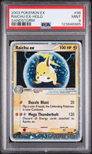 2003 POKEMON EX RAICHU EX-HOLO SANDSTORM