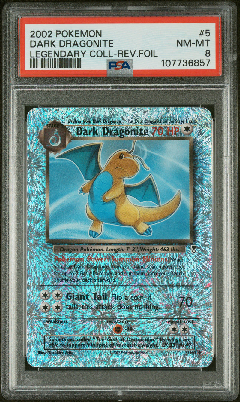 2002 POKEMON DARK DRAGONITE LEGENDARY COLL-REV.FOIL