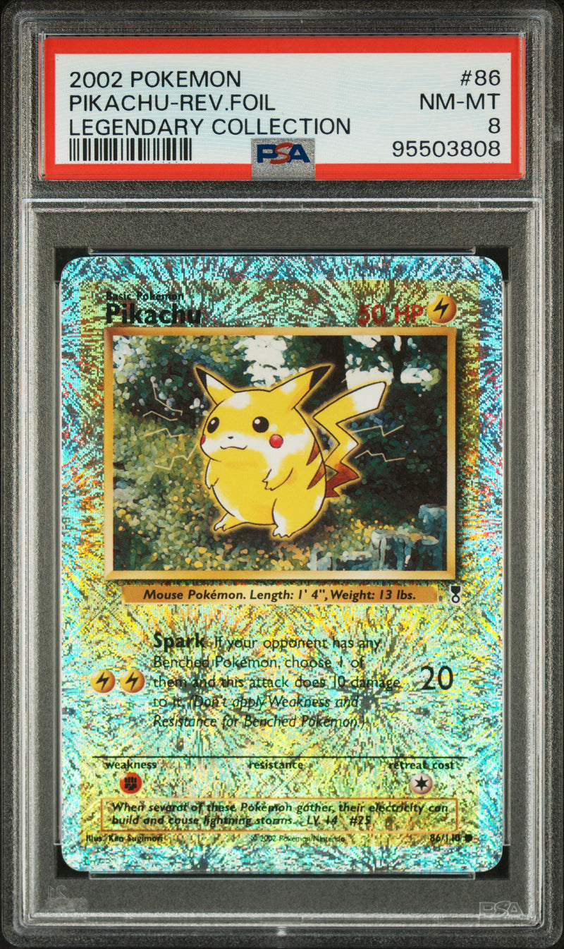 2002 POKEMON PIKACHU-REV.FOIL LEGENDARY COLLECTION
