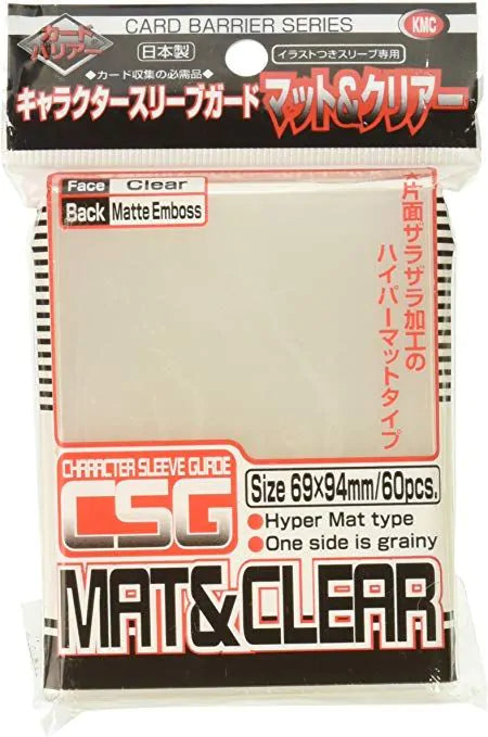 KMC Character Guard Mat and Clear Card Sleeves (Pick-up in store)