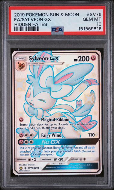 2019 POKEMON SUN & MOON HIDDEN FATES