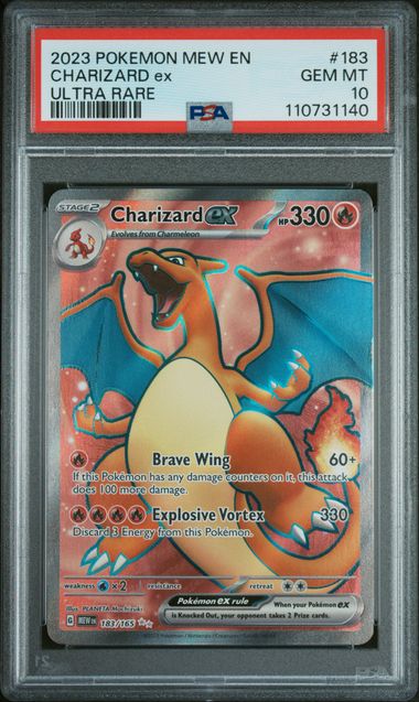 2023 POKEMON MEW EN-151  CHARIZARD ex ULTRA RARE