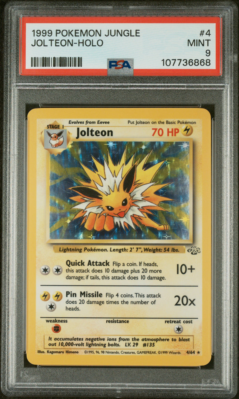 1999 POKEMON JUNGLE JOLTEON-HOLO