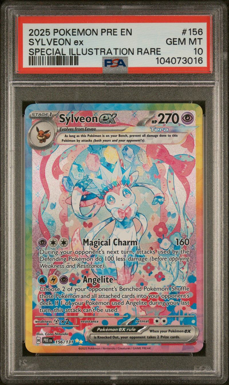 2025 POKEMON PRISMATIC EVOLUTIONS SYLVEON EX SPECIAL ILLUSTRATION RARE