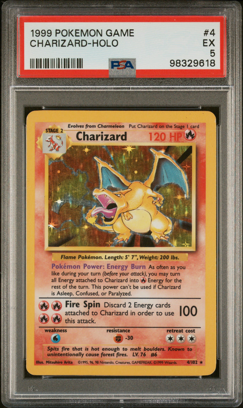 1999 POKEMON CHARIZARD-HOLO