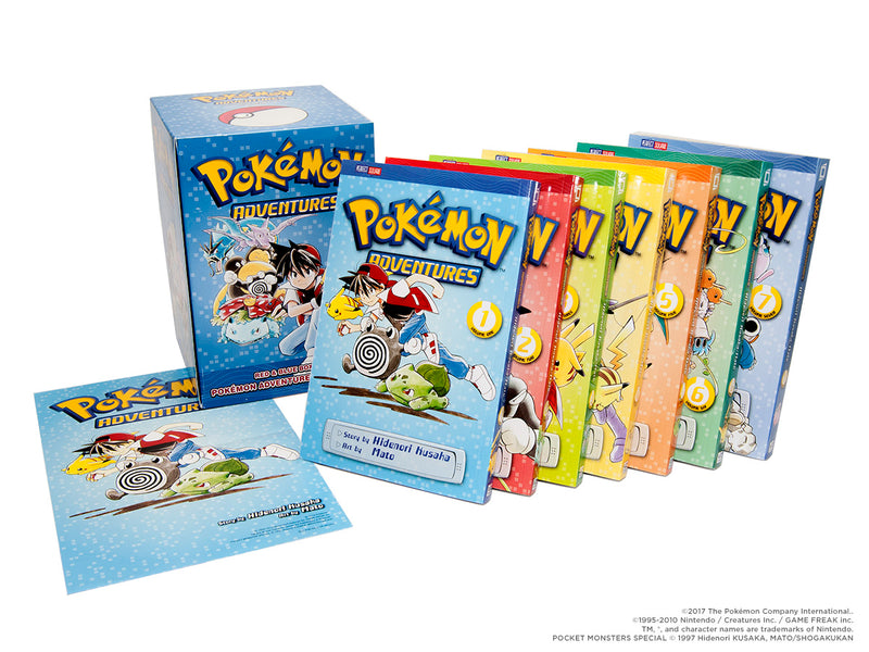 POKÉMON ADVENTURES: RED & BLUE BOX SET VOL 1-7