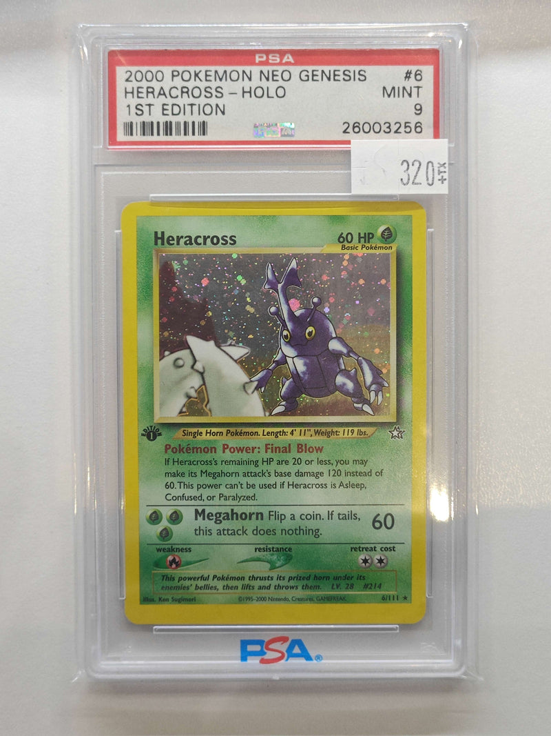 2000 POKEMON NEO GENESIS HERACROSS- HOLO