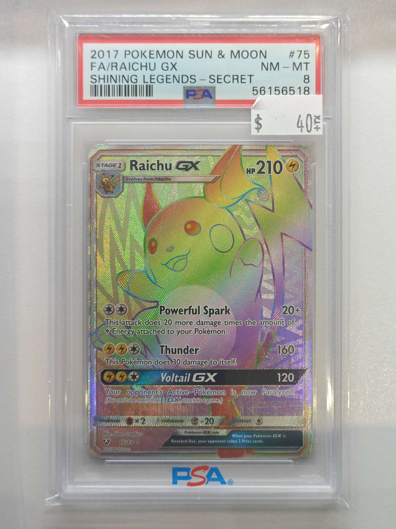 2017 POKEMON SUN & MOON FA/RAICHU GX