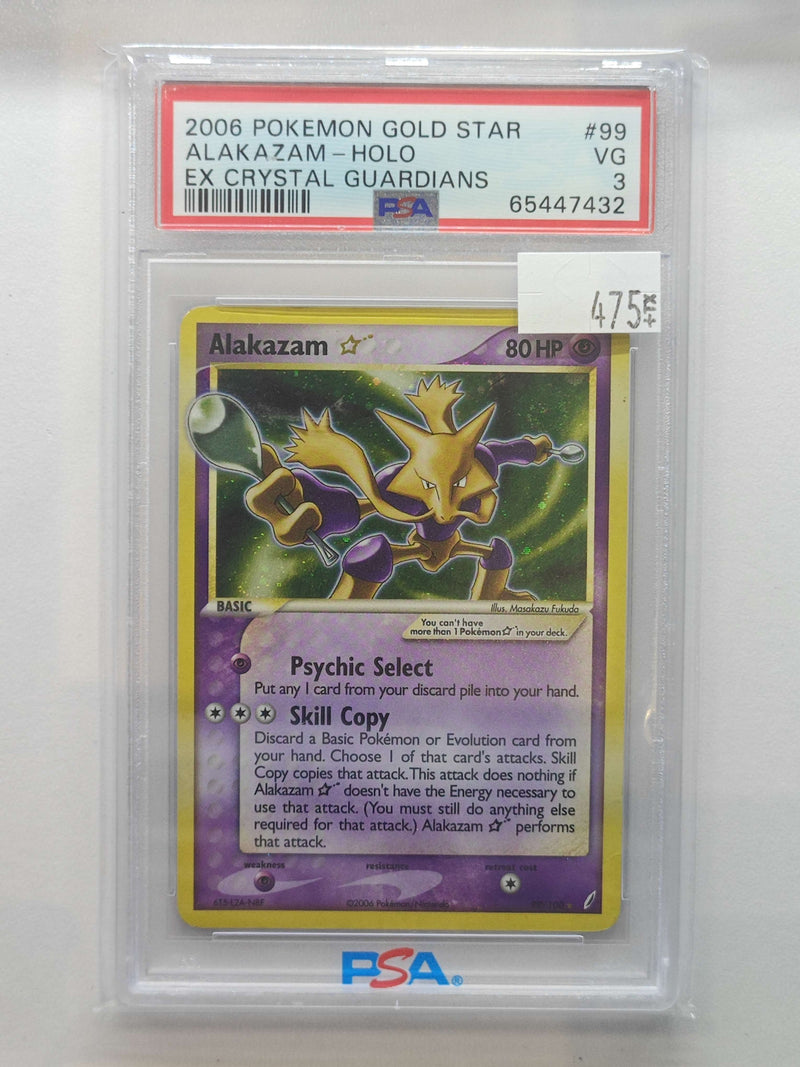 2006 POKEMON GOLD STAR ALAKAZAM-HOLO