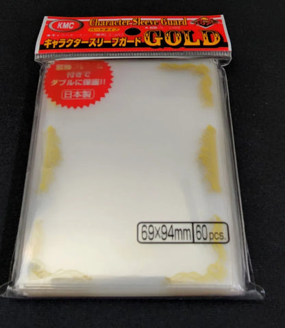 KMC Over Sized Character Guard Sleeves Gold (Pick-up in store)