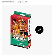 Starter Deck EX 30: Luffy & Ace (ST-30) Sealed Display
