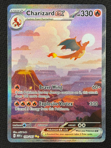 Charizard ex (199/165) [Scarlet & Violet 151] SCAN #3324