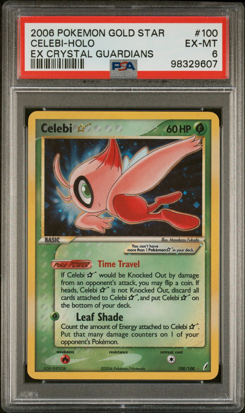 2006 POKEMON CELEBI-HOLO EX CRYSTAL GUARDIANS