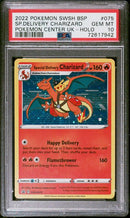 2022 POKEMON SWSH BLACK STAR PROMO SPECIAL DELIVERY CHARIZARD POKEMON CENTER UK - HOLO