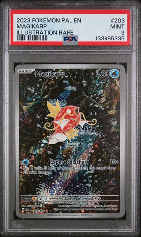 2023 POKEMON PAL EN-PALDEA EVOLVED #203 MAGIKARP ILLUSTRATION RARE PSA 9 - 335