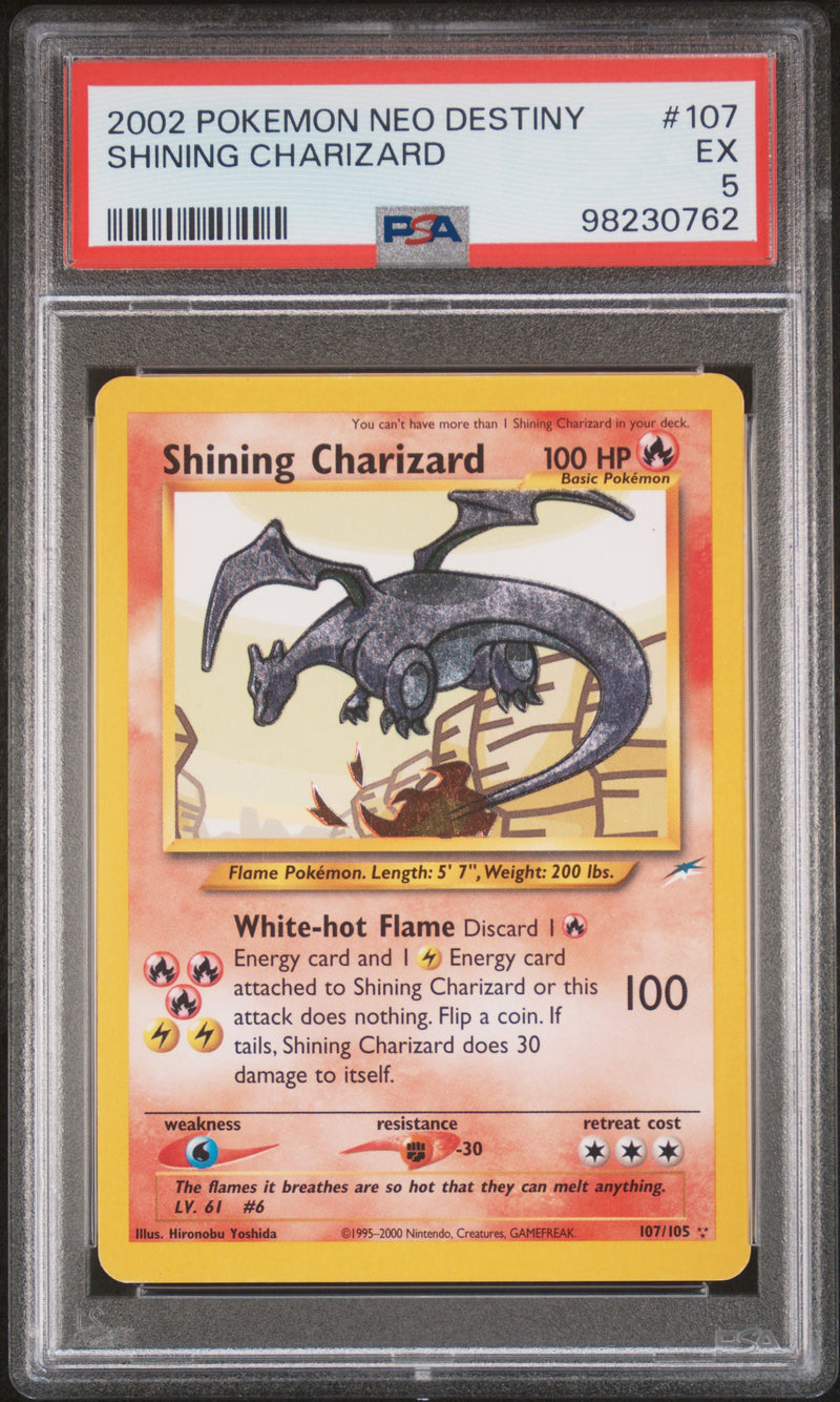 2002 POKEMON NEO DESTINY SHINING CHARIZARD