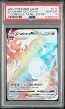 2020 POKEMON SWSH FULL ART CHARIZARD VMAX CHAMPION'S PATH
