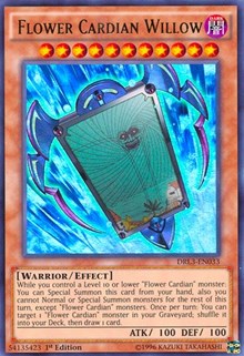 Flower Cardian Willow [DRL3-EN033] Ultra Rare