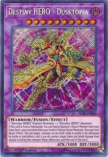 Destiny HERO - Dusktopia [BLLR-EN025] Secret Rare