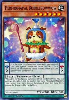 Performapal Bubblebowwow [MP17-EN062] Common