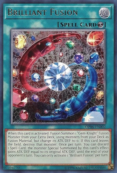 Brilliant Fusion [OP06-EN002] Ultimate Rare