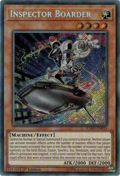 Inspector Boarder [EXFO-EN035] Secret Rare