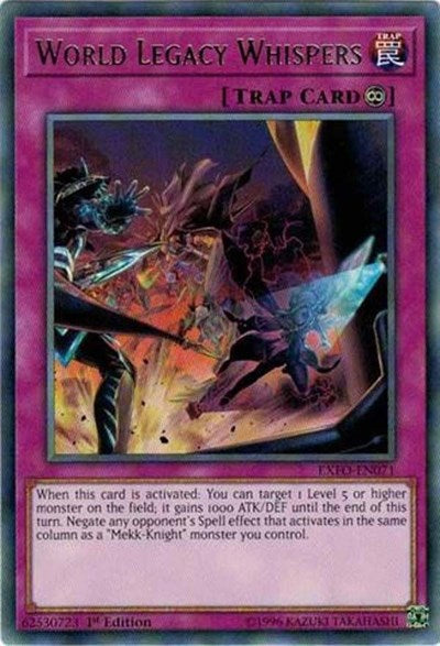 World Legacy Whispers [EXFO-EN071] Rare
