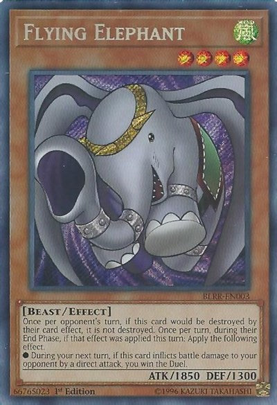 Flying Elephant [BLRR-EN003] Secret Rare