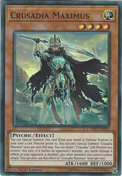 Crusadia Maximus [CYHO-EN010] Super Rare