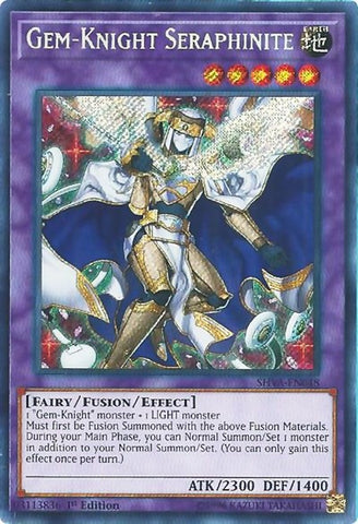 Gem-Knight Seraphinite [SHVA-EN048] Secret Rare