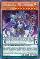 Mythical Beast Master Cerberus [MP18-EN185] Secret Rare