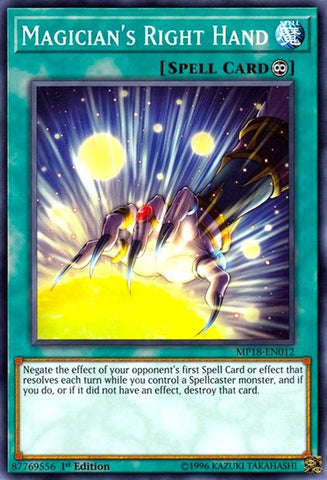 Magician's Right Hand [MP18-EN012] Common