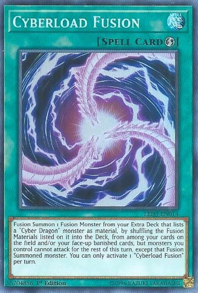 Cyberload Fusion [LED3-EN014] Super Rare