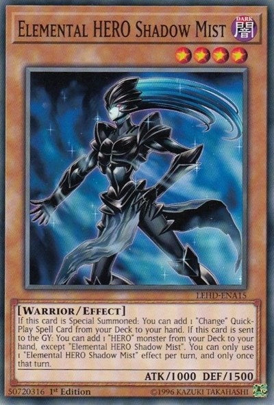 Elemental HERO Shadow Mist [LEHD-ENA15] Common