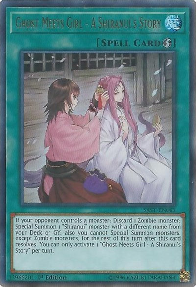 Ghost Meets Girl - A Shiranui's Story [SAST-EN063] Ultra Rare