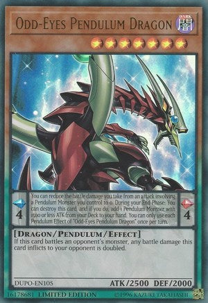 Odd-Eyes Pendulum Dragon [DUPO-EN105] Ultra Rare