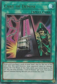 Card of Demise [DUPO-EN050] Ultra Rare