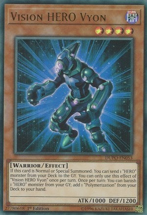 Vision HERO Vyon [DUPO-EN053] Ultra Rare