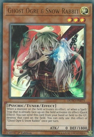 Ghost Ogre & Snow Rabbit [DUPO-EN075] Ultra Rare