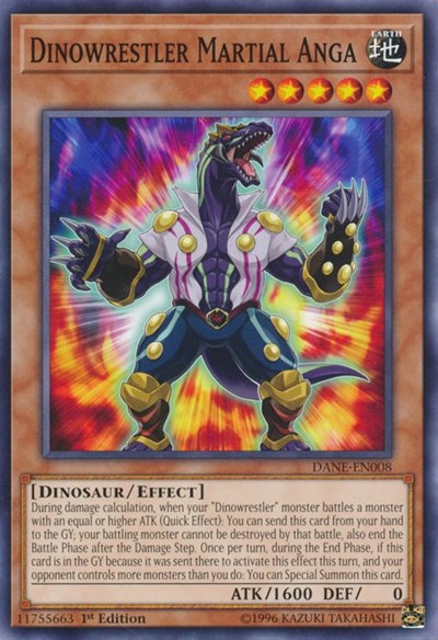 Dinowrestler Martial Anga [DANE-EN008] Common